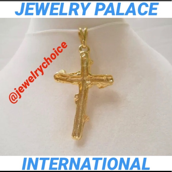 🆕14K Gold Filled Beautiful Bamboo Cross. - Picture 2 of 10
